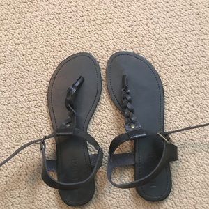 Forever 21 black gladiator sandals